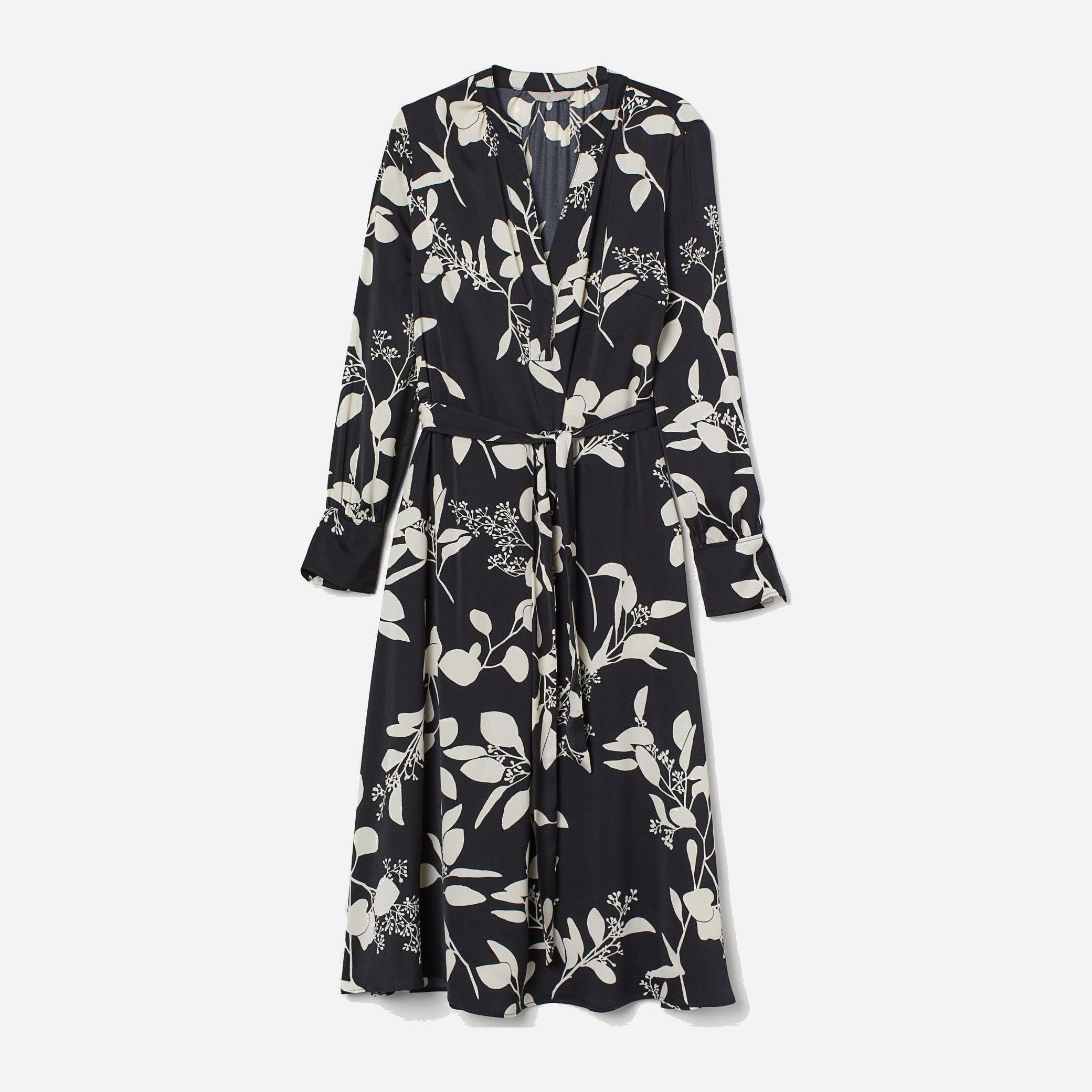 

Платье H&M 906-902982 M Черное с белым