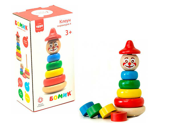 

Клоун пирамидка № 4 БОМИК (816)