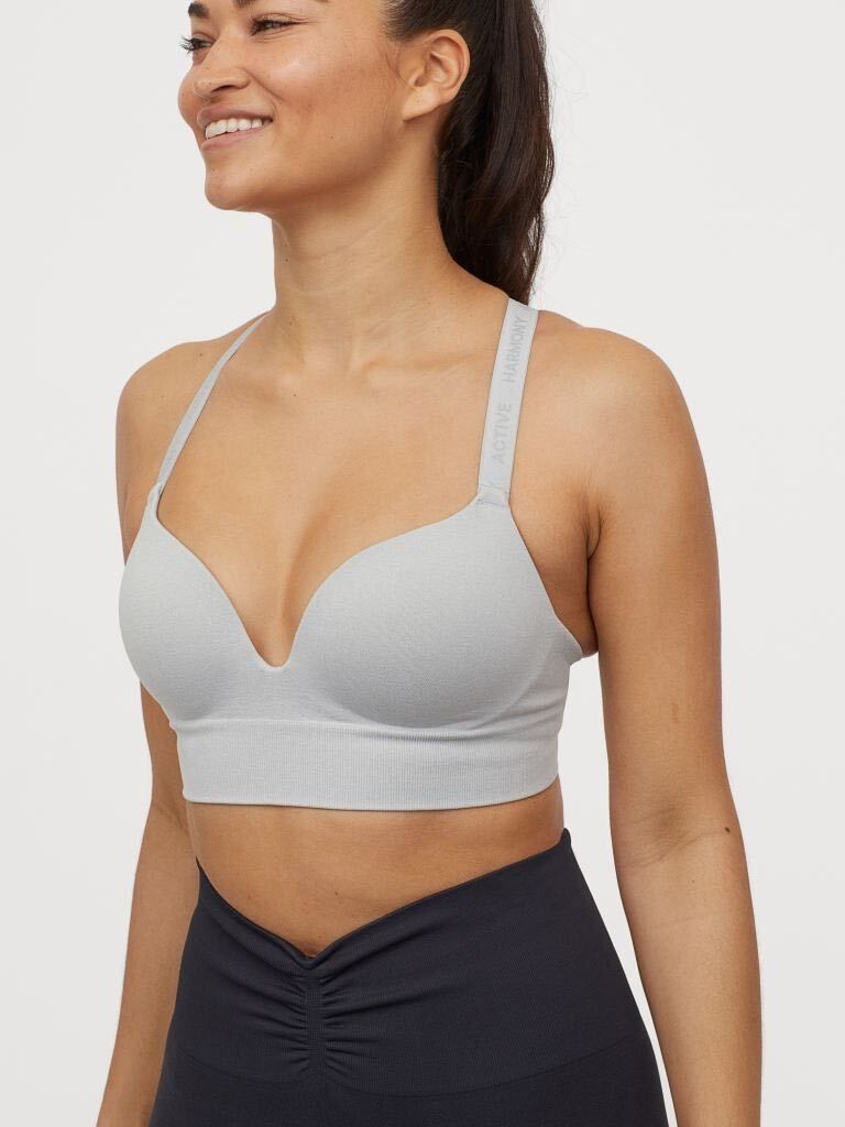 

Спортивный топ H&M 01-0810777-1  Серый (СА2000001848395, Спортивный топ H&M 01-0810777-1 L Серый (СА2000001848395)