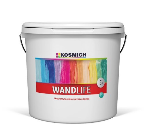 

Водоэмульсионая матовая краска KOSMICH Wand Life (5 л)
