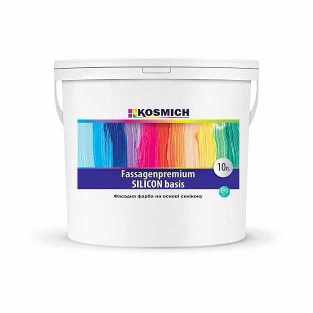 

Фасадная краска на основе силикона KOSMICH Fassagenpremium Silikon basis (10 л)