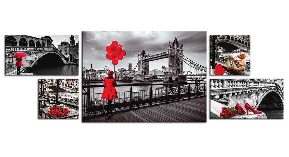 

Модульная картина UZkartina из 5 частей 52х140 см (5006)