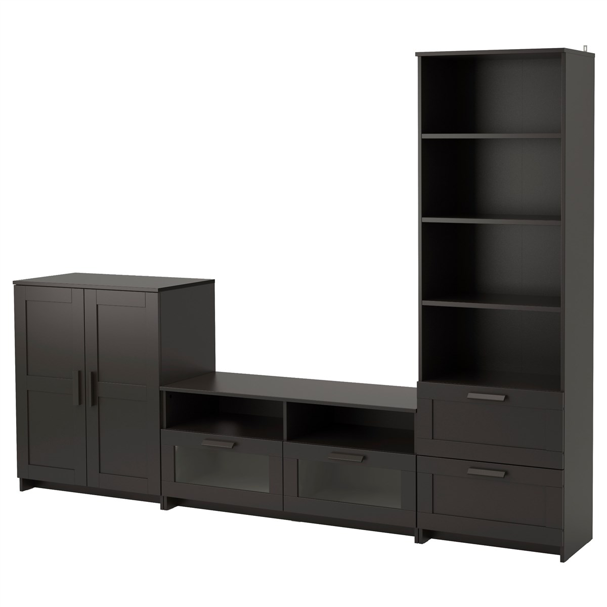 

Тумба под ТВ IKEA БРИМНЭС черный 191.843.39