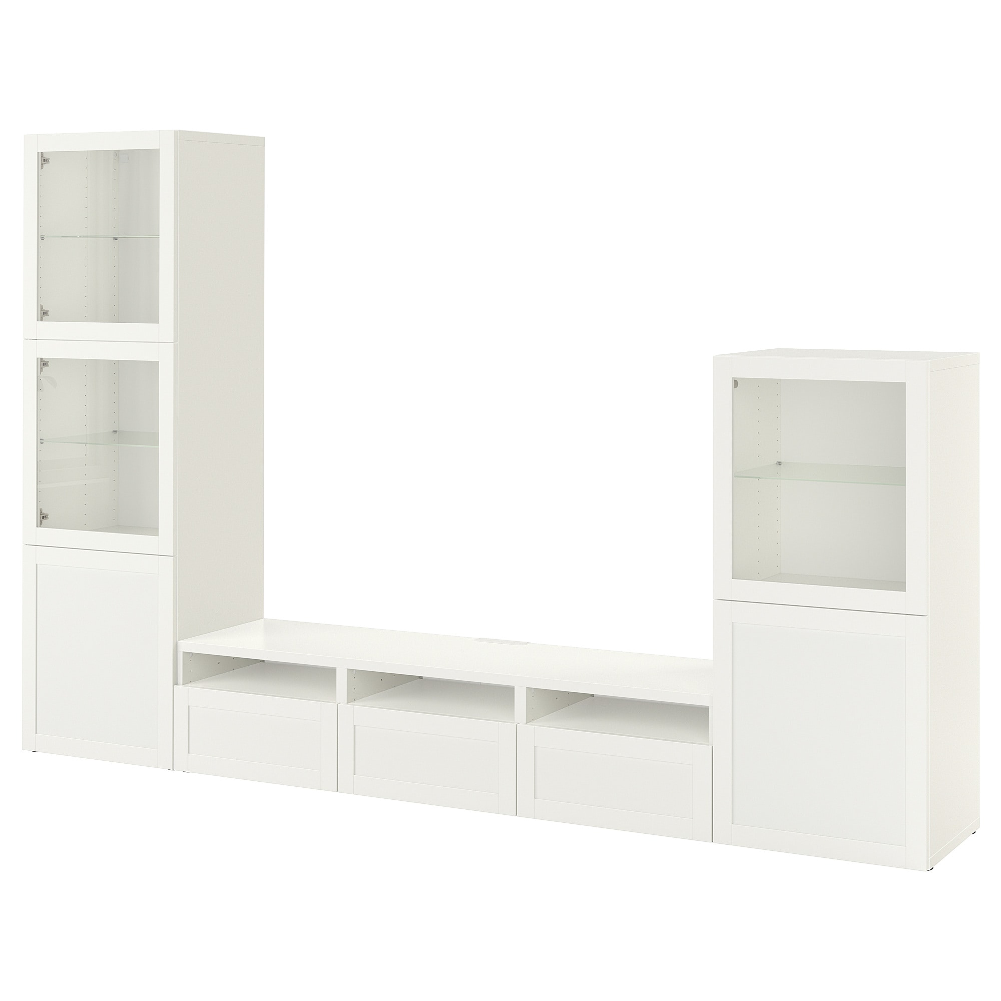 

Шкаф для ТВ IKEA БЕСТО белый 093.307.70