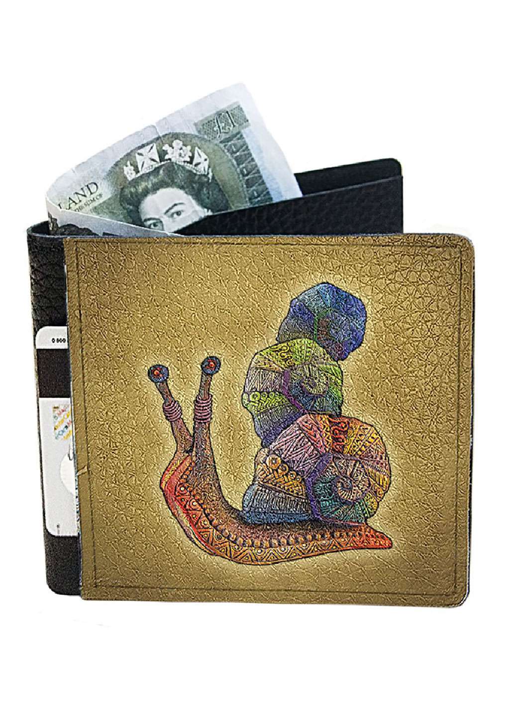 

Кошелек кожаный DM 14 Улитка коричневый - 177149