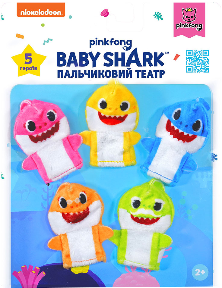 

Игровой набор Baby Shark Пальчиковый театр 5 фигурок (6900006598782)