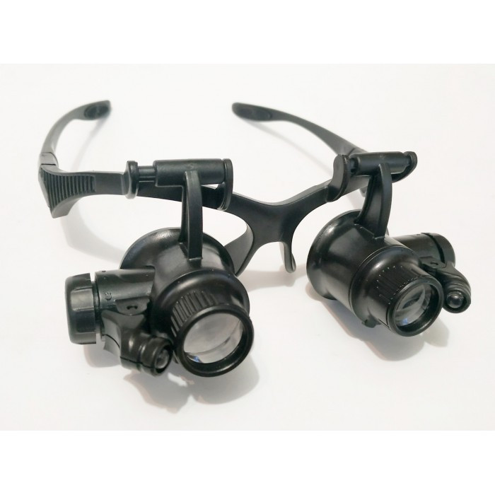 

Бинокулярные очки-лупы c Led подсветкой Magnifier 9892G2 20X для манипуляциями мелкими предметами (1846)