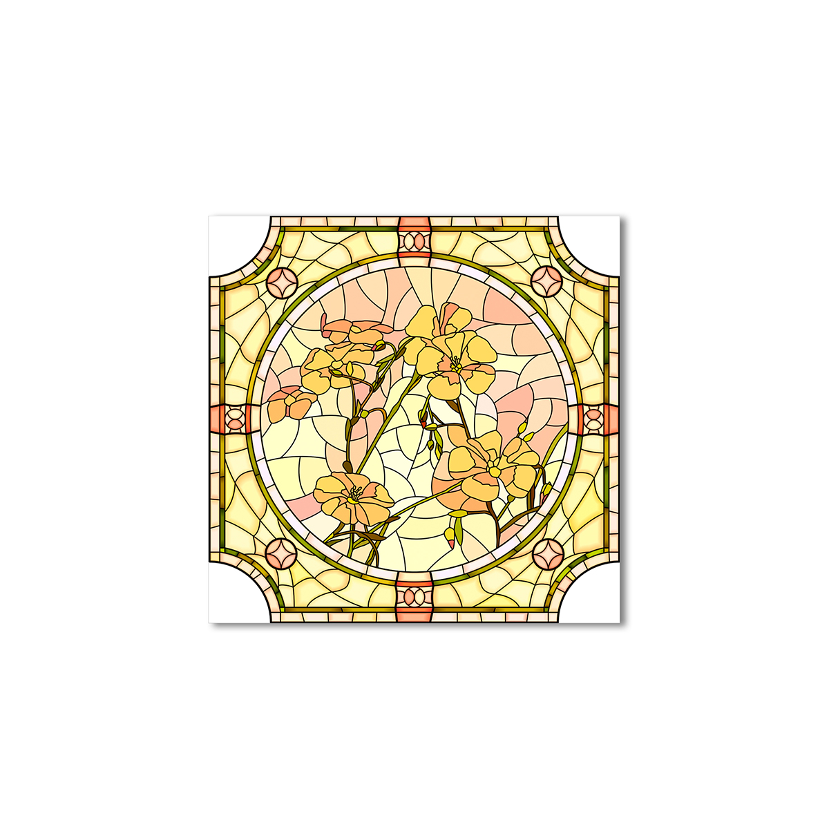 

Модульная картина Artel «Абстракция цветов» 120x120 см