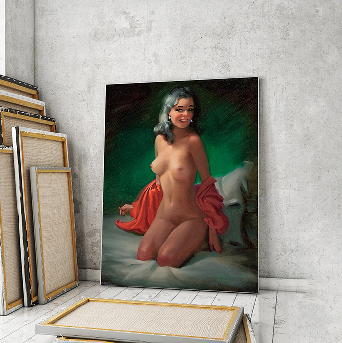 

Модульная картина Artel «Обнаженная на кровати. Дональд Раст» 90x60 см