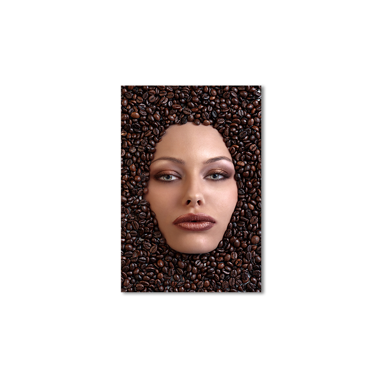

Модульная картина Artel «Лицо в кофейных зернах» 150x100 см