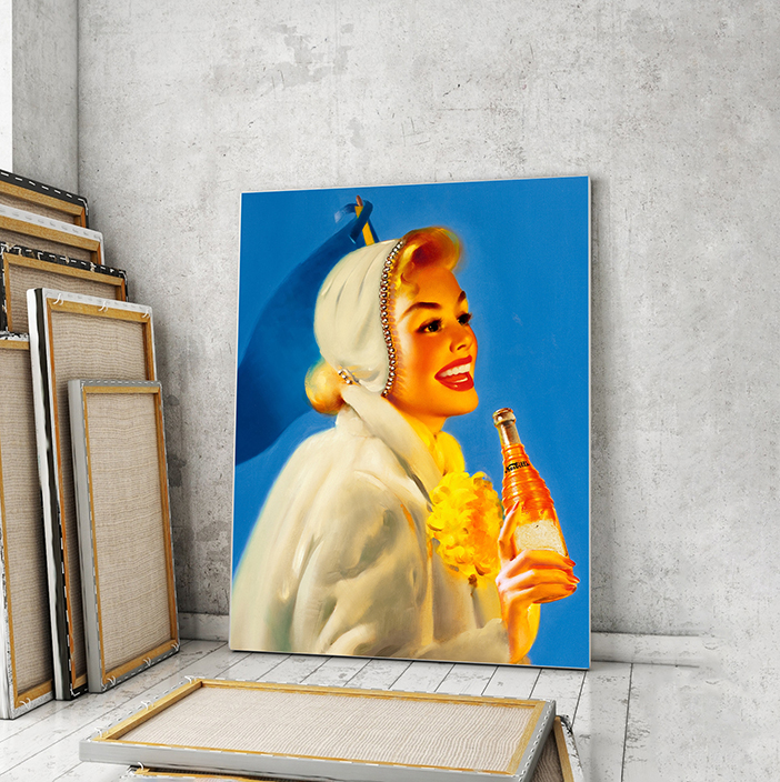 

Модульная картина Artel «Фанатка футбола Календарь 1956. Эдвард Рунчи» 90x60 см