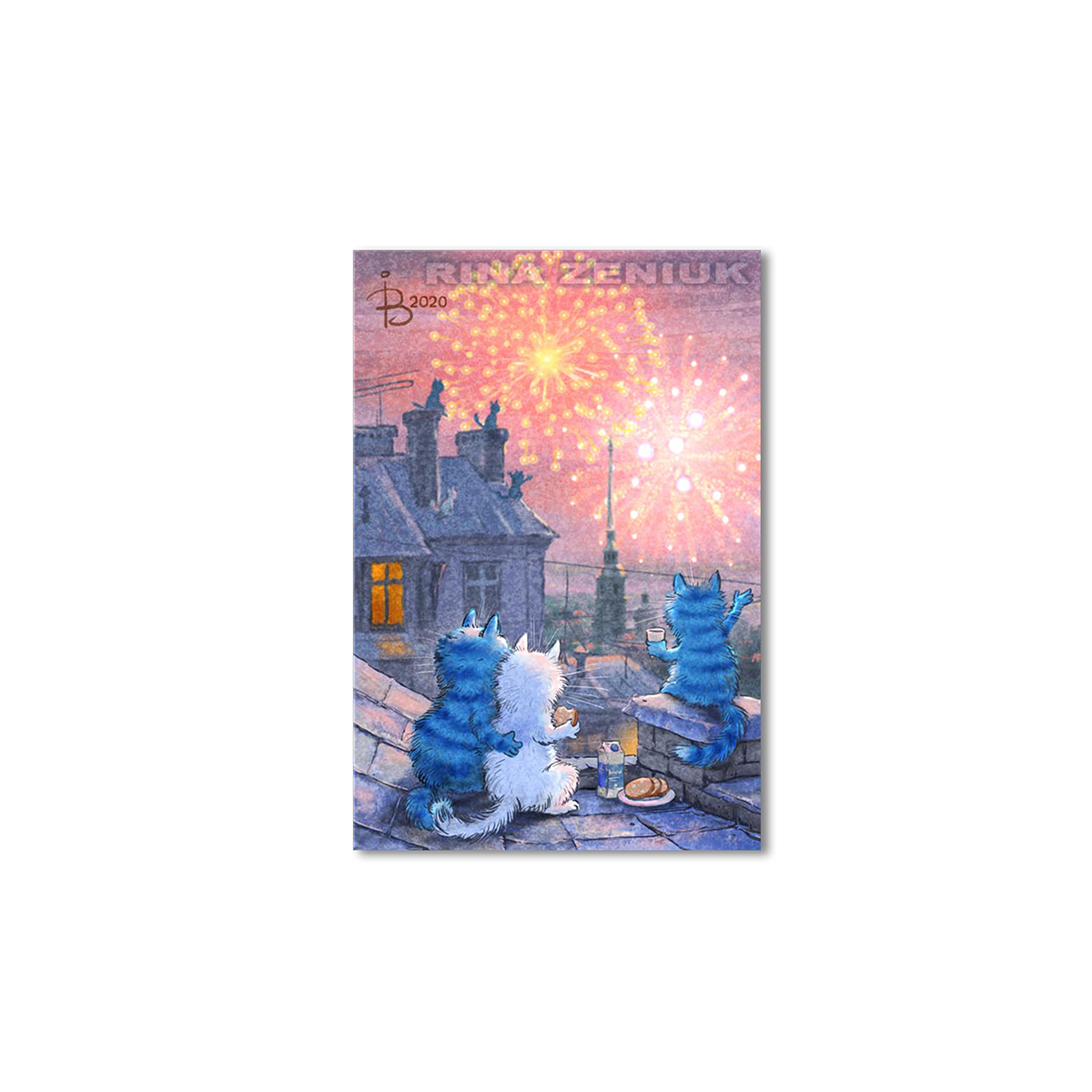 

Модульная картина Artel «Фейерверки» 75x50 см