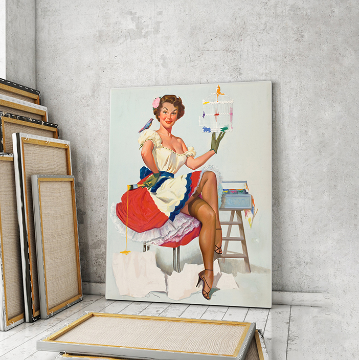 

Модульная картина Artel «Птичья клетка. Питера Дарро» 75x50 см