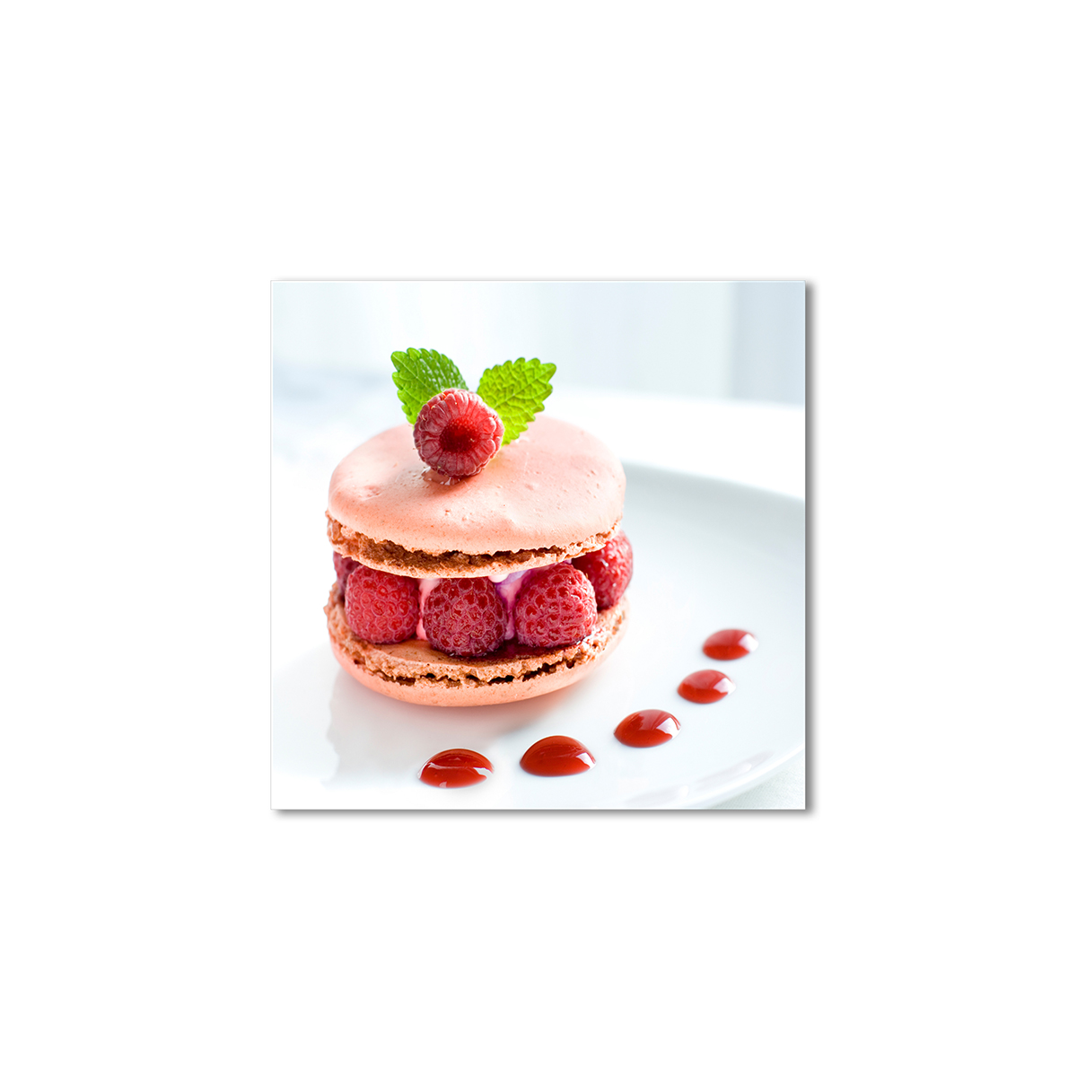 

Модульная картина Artel «Макарун с малиной» 80x80 см
