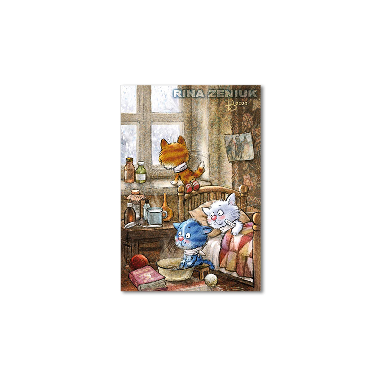 

Модульная картина Artel «Заболели котята» 150x100 см