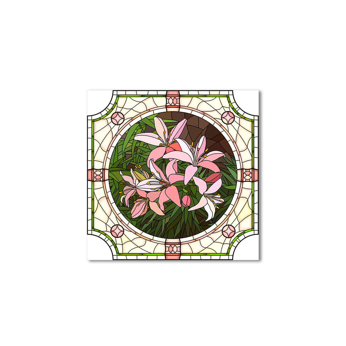 

Модульная картина Artel «Абстракция лилии» 60x60 см