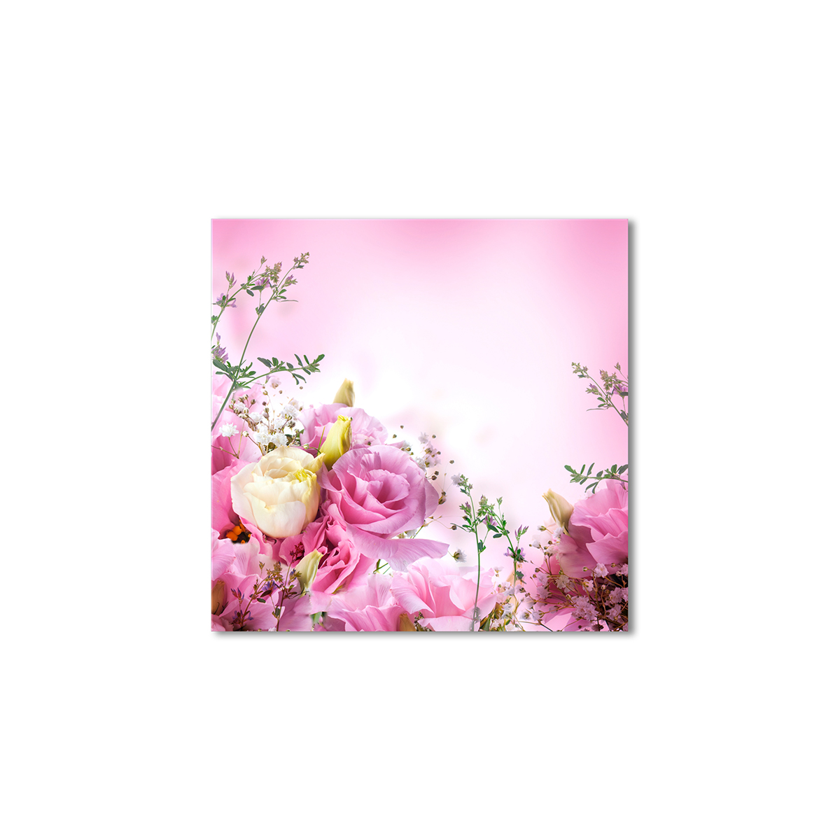 

Модульная картина Artel «Розовый букет» 100x100 см