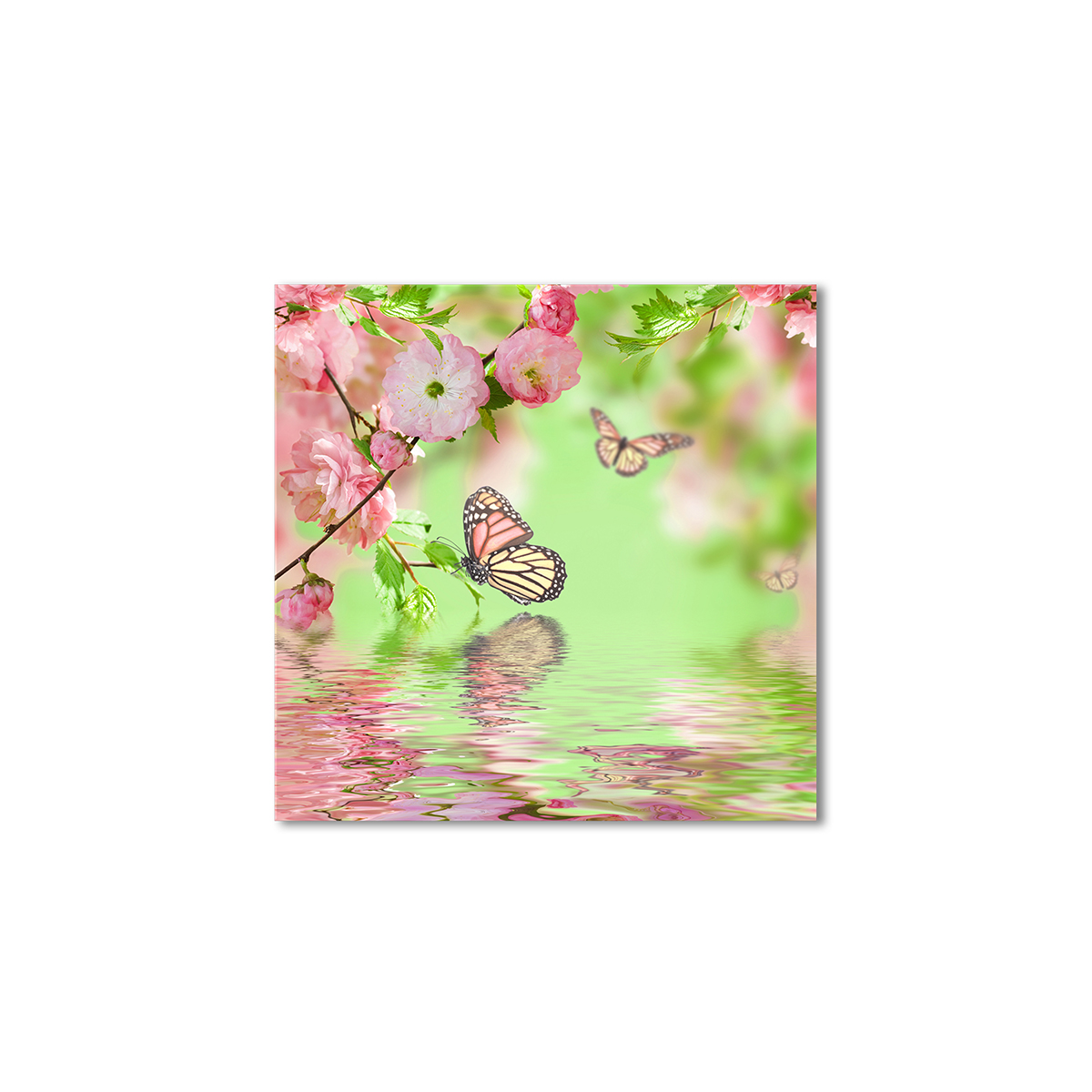 

Модульная картина Artel «Бабочки на озере» 120x120 см