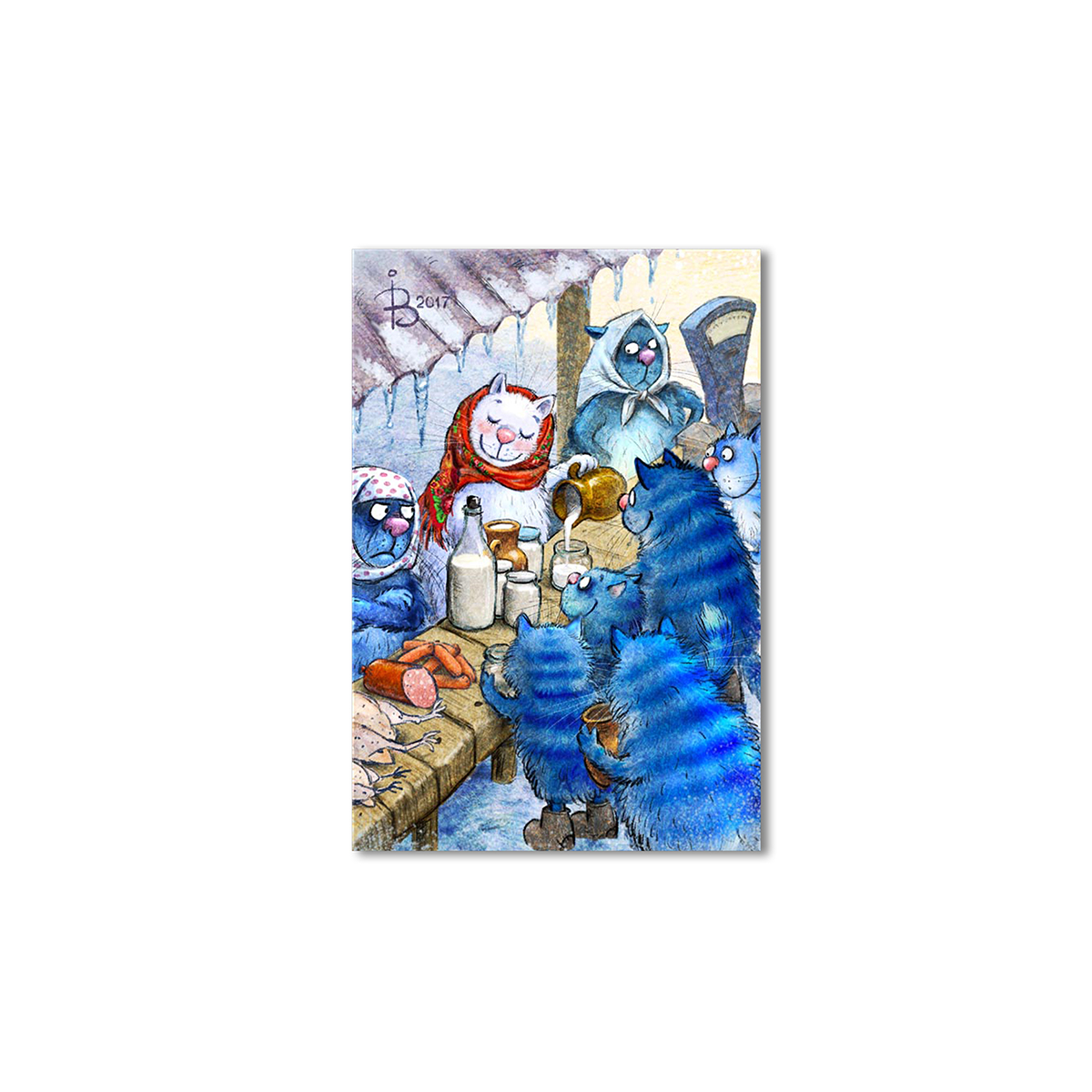 

Модульная картина Artel «Муркетинг (Масленица-2017)» 75x50 см