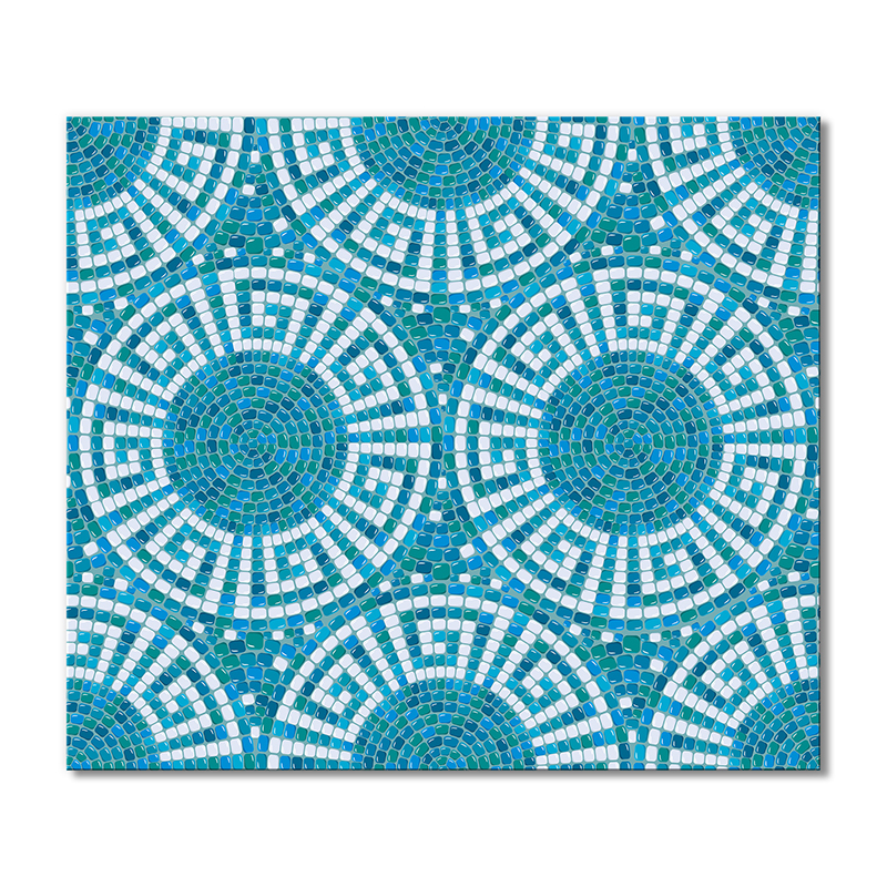 

Модульная картина Artel «Голубая мозаика» 120x120 см