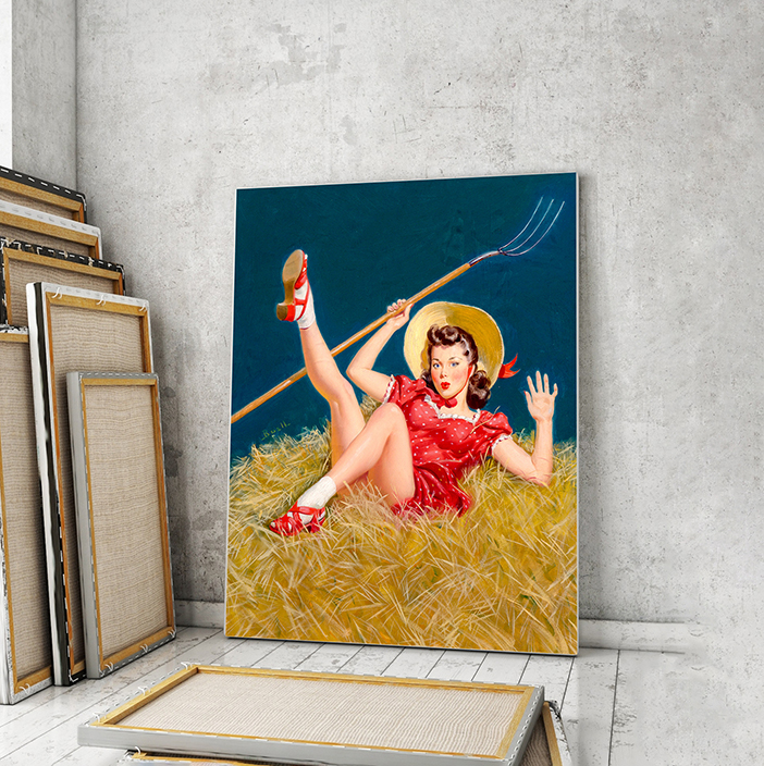 

Модульная картина Artel «Секси на сеновале» 75x50 см