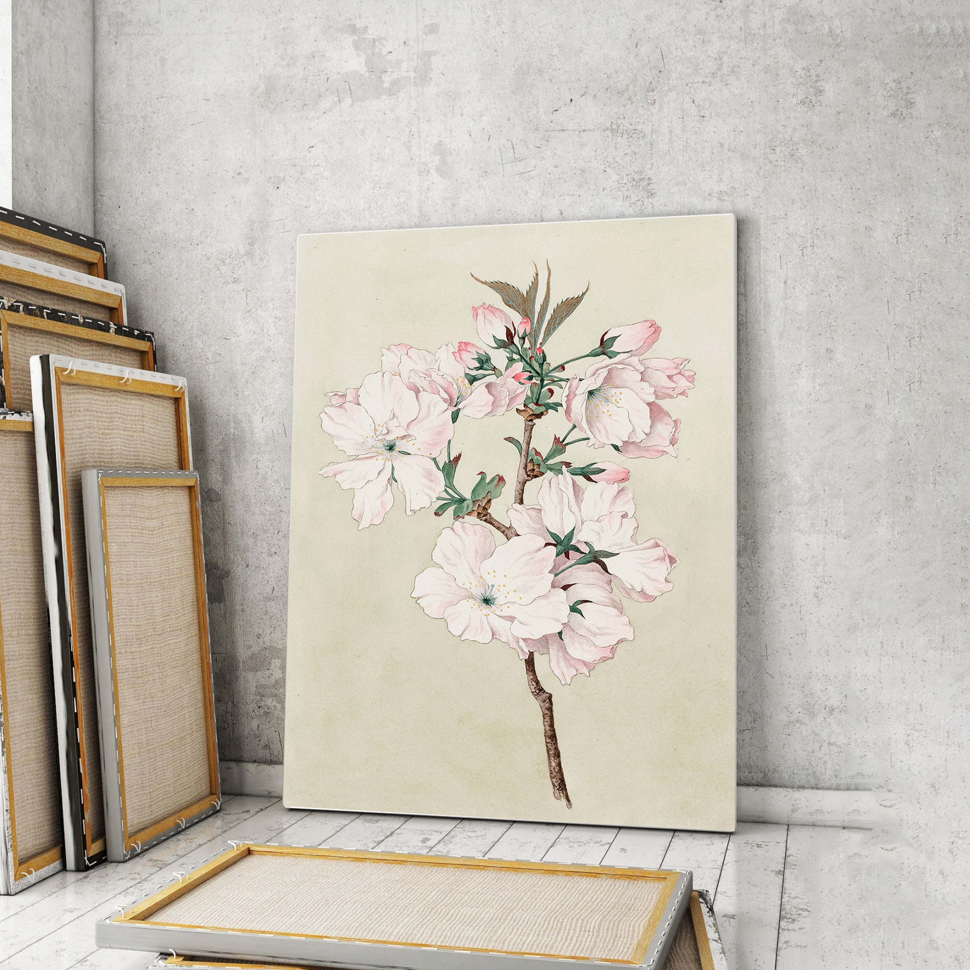 

Модульная картина Artel «Винтажный цветочный принт Цветущая ветка» 75x50 см