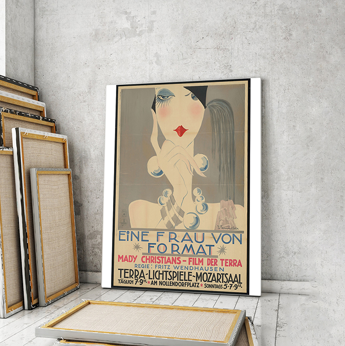 

Модульная картина Artel «Eine Frau von Format», 1928. Режиссёр Фриц Вендхаузен, художник Йозеф Феннекер 105x70 см
