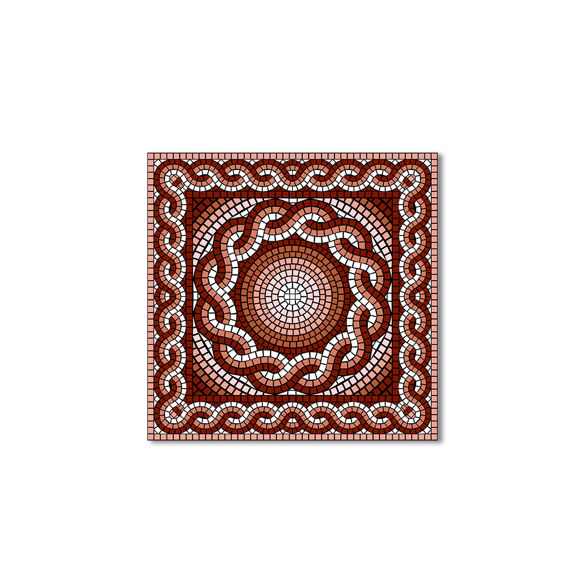 

Модульная картина Artel «Коричневая мозаика» 60x60 см