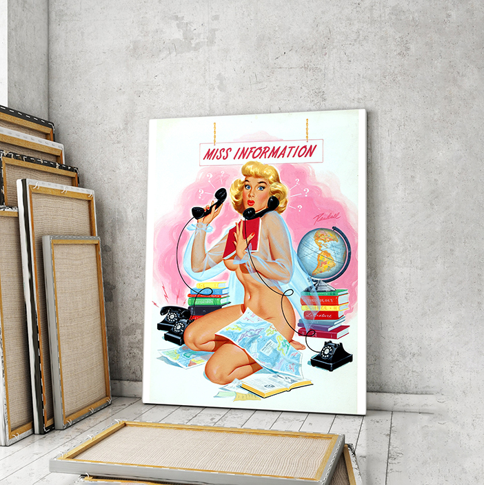 

Модульная картина Artel «Мисс информация» 120x80 см