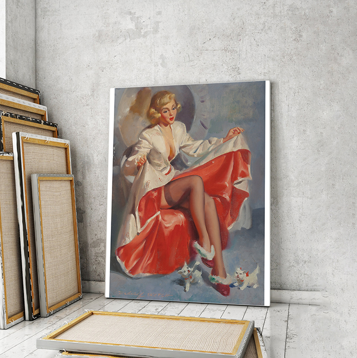 

Модульная картина Artel «Игривая с собачками» 90x60 см