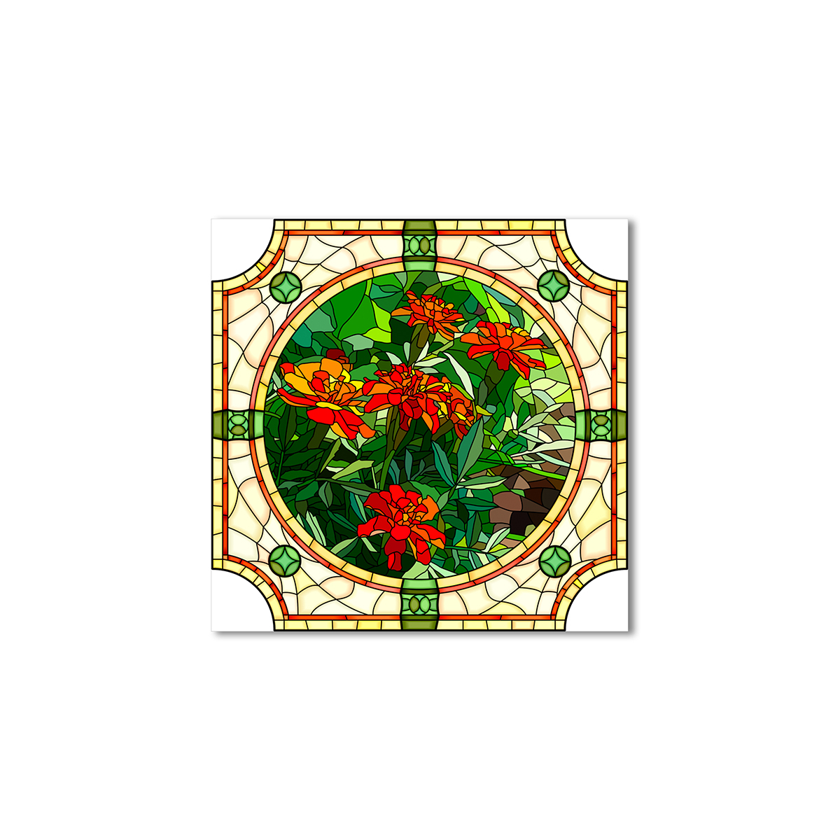 

Модульная картина Artel «Абстракция астры» 90x90 см