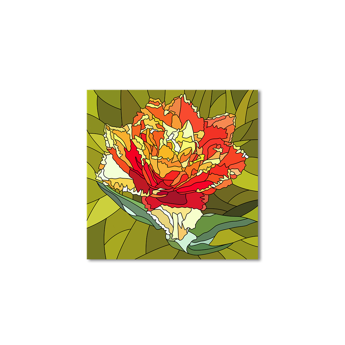 

Модульная картина Artel «Мозаика из цветка» 90x90 см