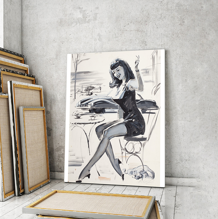 

Модульная картина Artel «Маленькое черное платье» 75x50 см