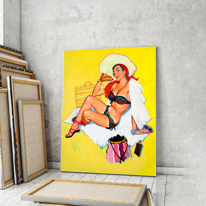 

Модульная картина Artel «Дама на пикнике» 90x60 см