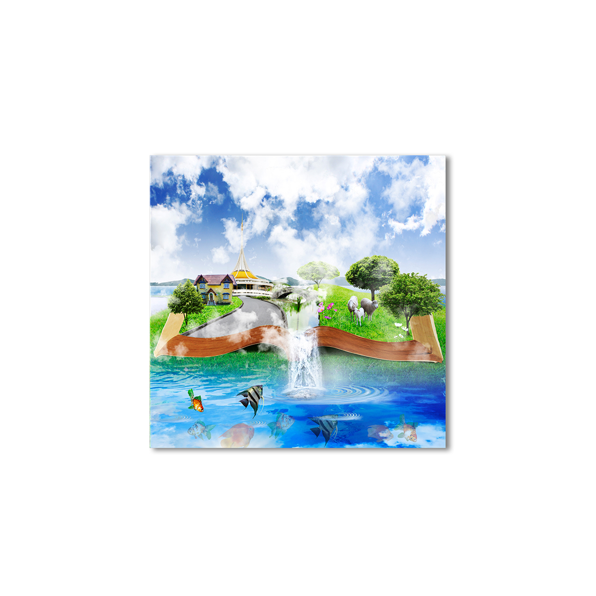 

Модульная картина Artel «Книга обо всем» 90x90 см