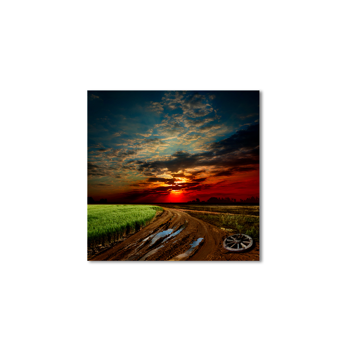 

Модульная картина Artel «Закат после дождя» 120x120 см