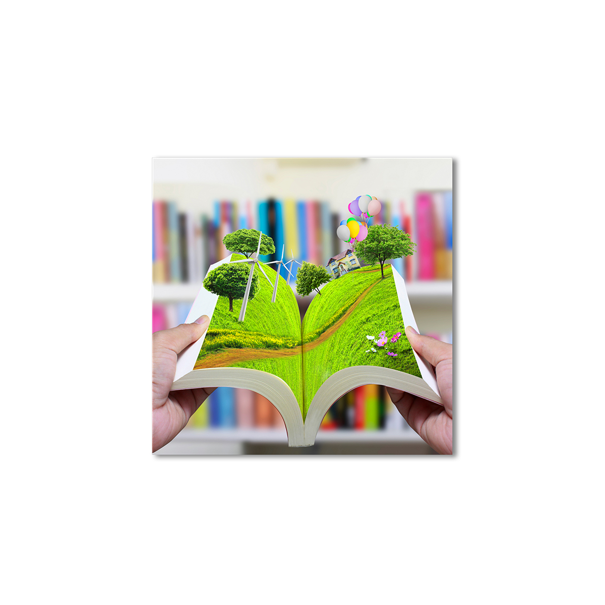 

Модульная картина Artel «Книга об экологии» 50x50 см