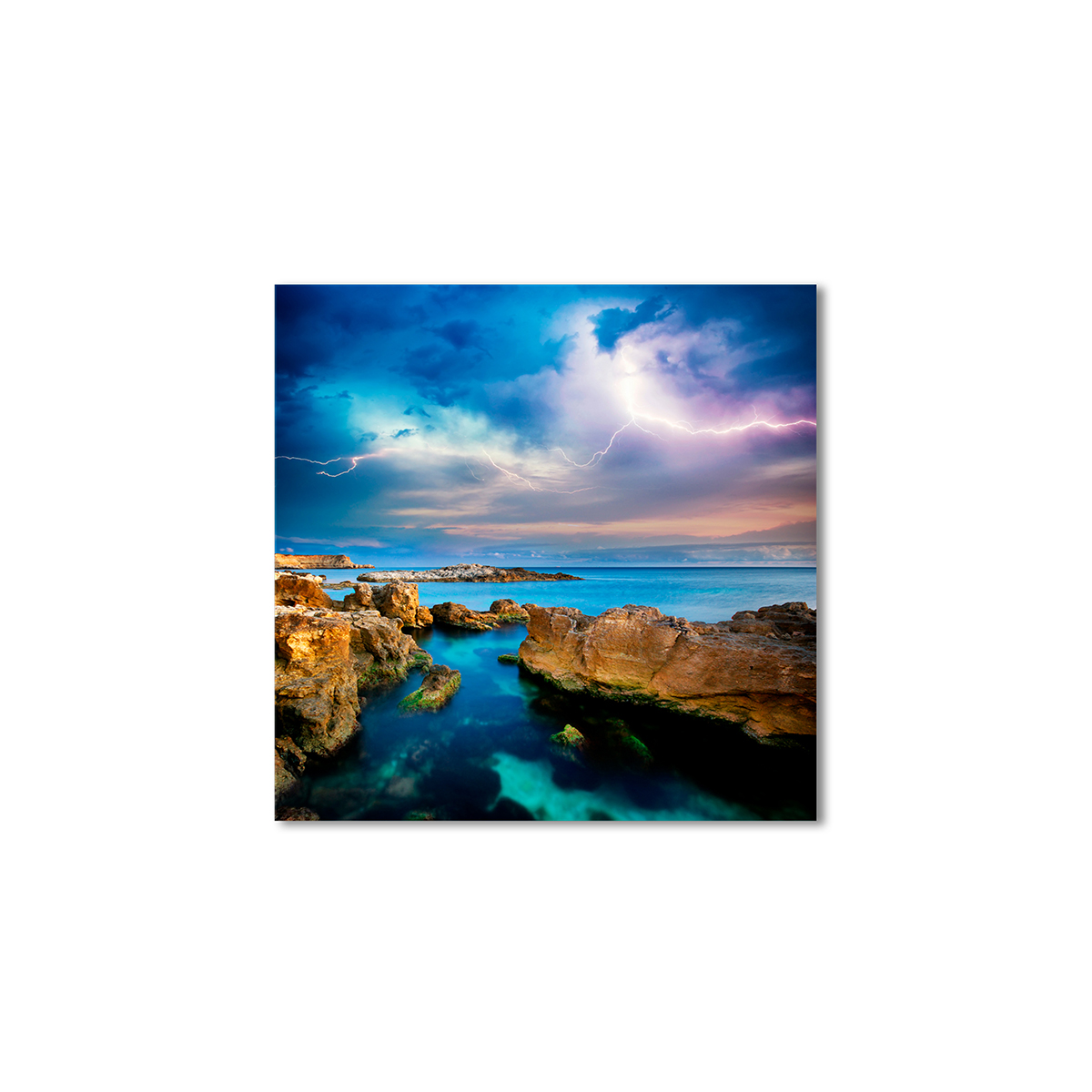 

Модульная картина Artel «Молния над морем» 50x50 см