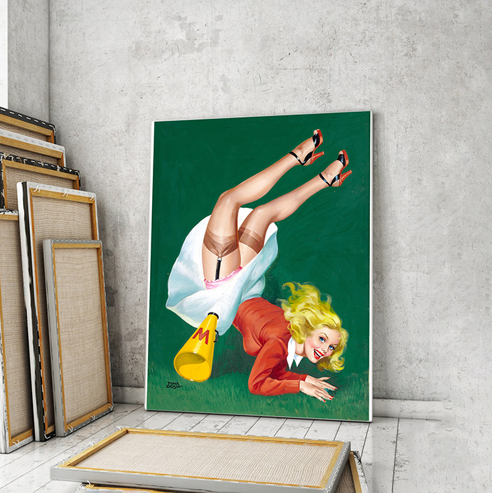 

Модульная картина Artel «Болельщица. Питер Дрибен» 90x60 см