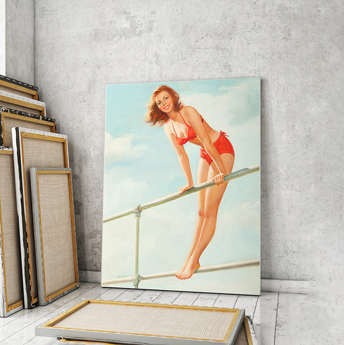 

Модульная картина Artel «Барышня в купальнике» 105x70 см