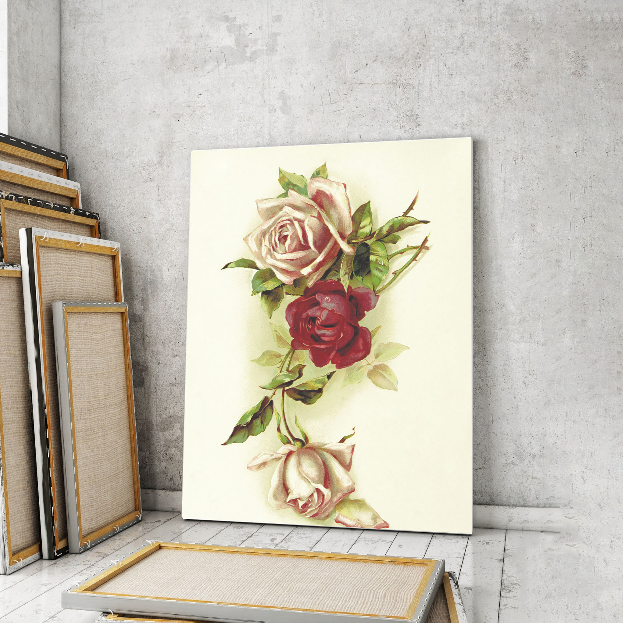

Модульная картина Artel «Винтажный акварельный рисунок роз» 105x70 см