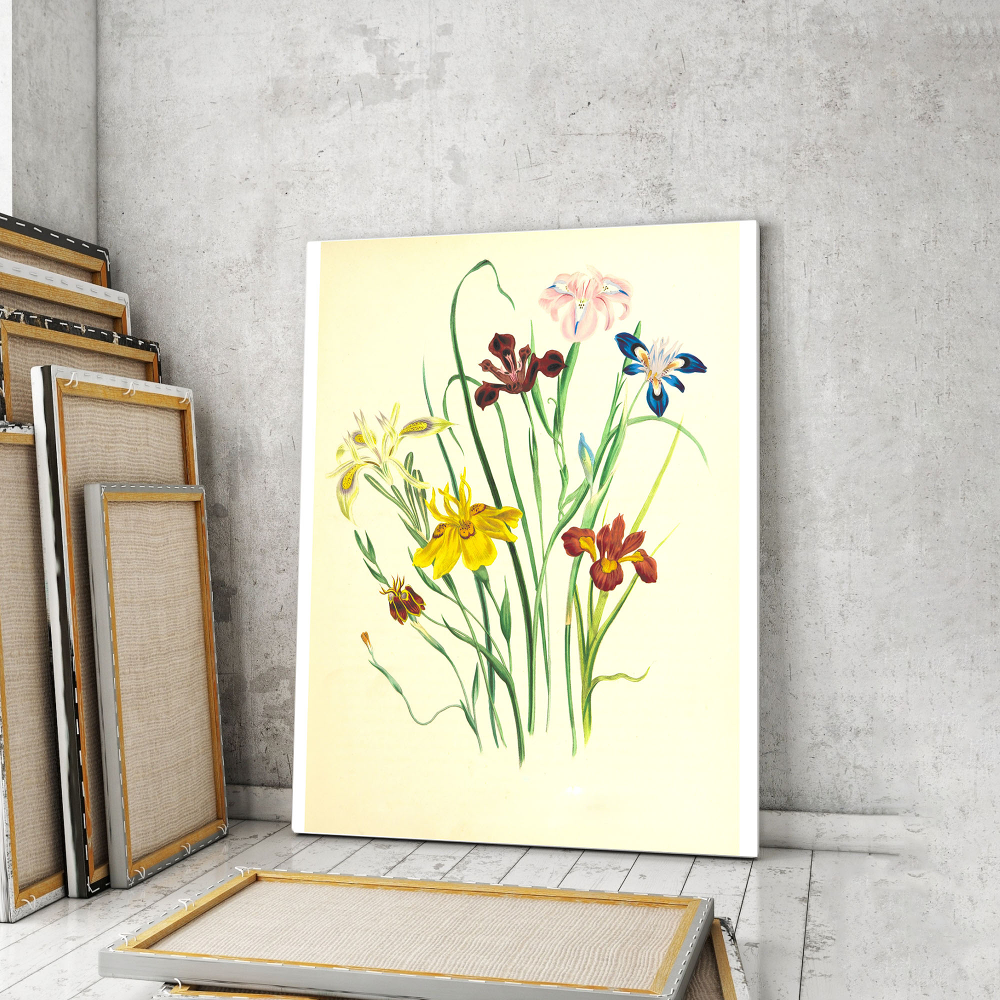 

Модульная картина Artel «Винтажный акварельный рисунок ирисы» 105x70 см