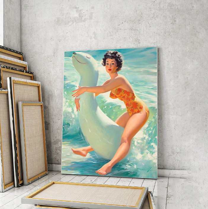 

Модульная картина Artel «Езда на водной игрушке. Билл Мэдкалф» 90x60 см