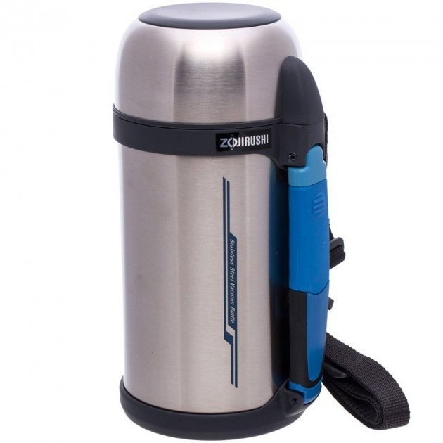 

Термос ZOJIRUSHI SF-CС13ХA 1.3 л (складная ручка+ремешок) ц: стальной