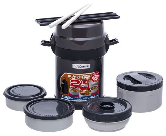 

Набор для ланча ZOJIRUSHI SL-JAF14HG 1.23 л ц: темно-серый