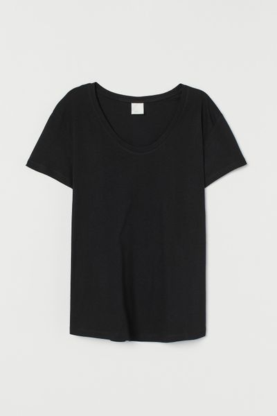 

Футболка H&M M черная (1202-781)