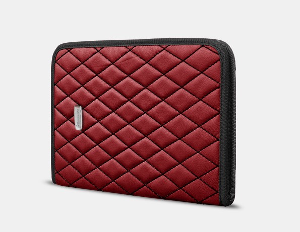 

Органайзер для документов А4 Mercedes-Benz от Carbag Красный с черной строчкой черной окантовкой