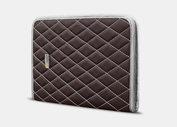 

Органайзер для документов А4 Chevrolet от Carbag Коричневый с белой строчкой и белой окантовкой