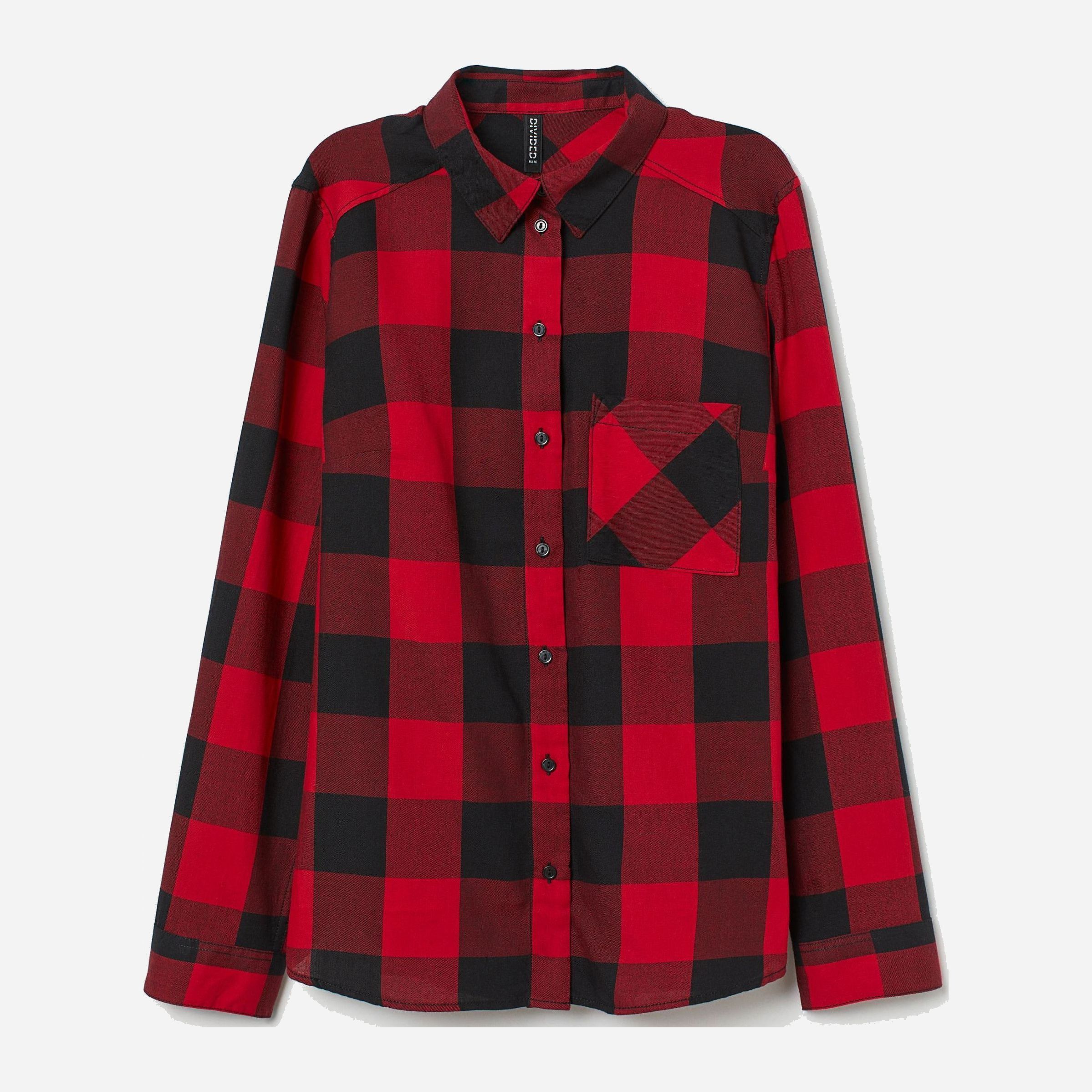 

Рубашка H&M 01-0689365-1 42 Красная (СА2000001847091)