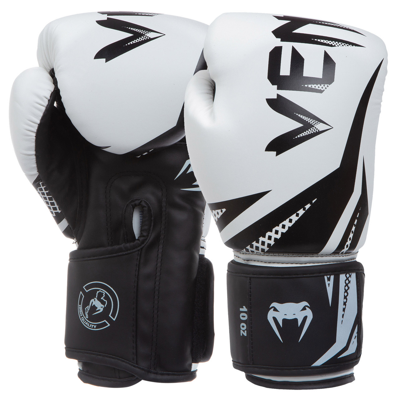 

Перчатки для бокса и единоборств VENUM Challenger 3.0 Heroe PU 0866 White-Black 10 унций